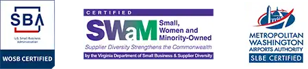 Alpha is SBA Certified Women-Owned Small Business (WOSB), SBSD-certified SWaM - Small, Women Owned Business, and MWAA Certified Small Local Business Enterprise (SLBE)